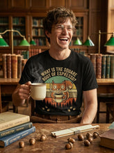 Load image into Gallery viewer, Funny Square Squirrel Math Coffee Retro Vintage T-Shirt