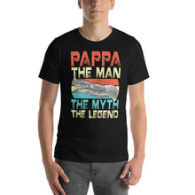 Load image into Gallery viewer, Vintage-Papa-Man-Myth-Legend-Shirt-Daddy-Father-Shirt Father's Day Shirt