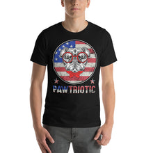 Load image into Gallery viewer, Pawtriotic American Dog 4Th Of July Cute Glasses Usa Design 4th of July Shirt