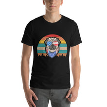 Load image into Gallery viewer, Pug 4Th Of July Cute American Sunglasses Retro Design 4th of July Shirt