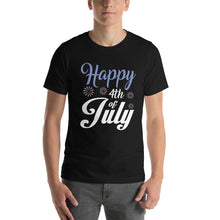 Load image into Gallery viewer, Usa Happy 4Th Of July Blue Retro Design 4th of July Shirt