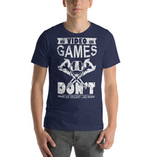Load image into Gallery viewer, Video Games Don'T Make Us Violent Lag Does Gift For Gamer Gamer Shirt