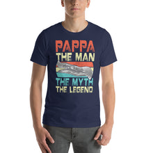 Load image into Gallery viewer, Vintage-Papa-Man-Myth-Legend-Shirt-Daddy-Father-Shirt Father's Day Shirt