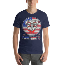 Load image into Gallery viewer, Pawtriotic American Dog 4Th Of July Cute Glasses Usa Design 4th of July Shirt