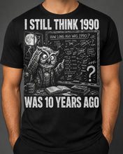 Load image into Gallery viewer, Vintage Owl T-Shirt - Black and White Design - Humorous
