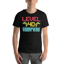 Load image into Gallery viewer, Level 40 Complete Gaming Milestone Birthday Celebration Design
