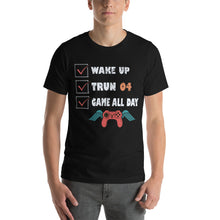 Load image into Gallery viewer, Gamers Birthday Gift - Wake Up Turn 4 Game All Day Gamer Shirt
