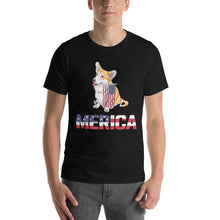 Load image into Gallery viewer, American Corgi Dog 4Th Of July Cute Flag Usa Design 4th of July Shirt