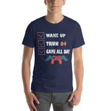Load image into Gallery viewer, Gamers Birthday Gift - Wake Up Turn 4 Game All Day Gamer Shirt
